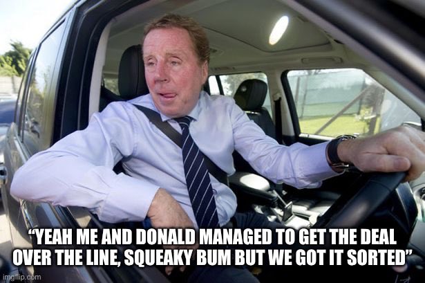 beanmachine109's tweet photo. Anyone else think this man was involved in getting a deal across the line? #IranWar‌ #trump #donaldtrump #iran #harryredknapp https://t.co/gM3EJnw5OX