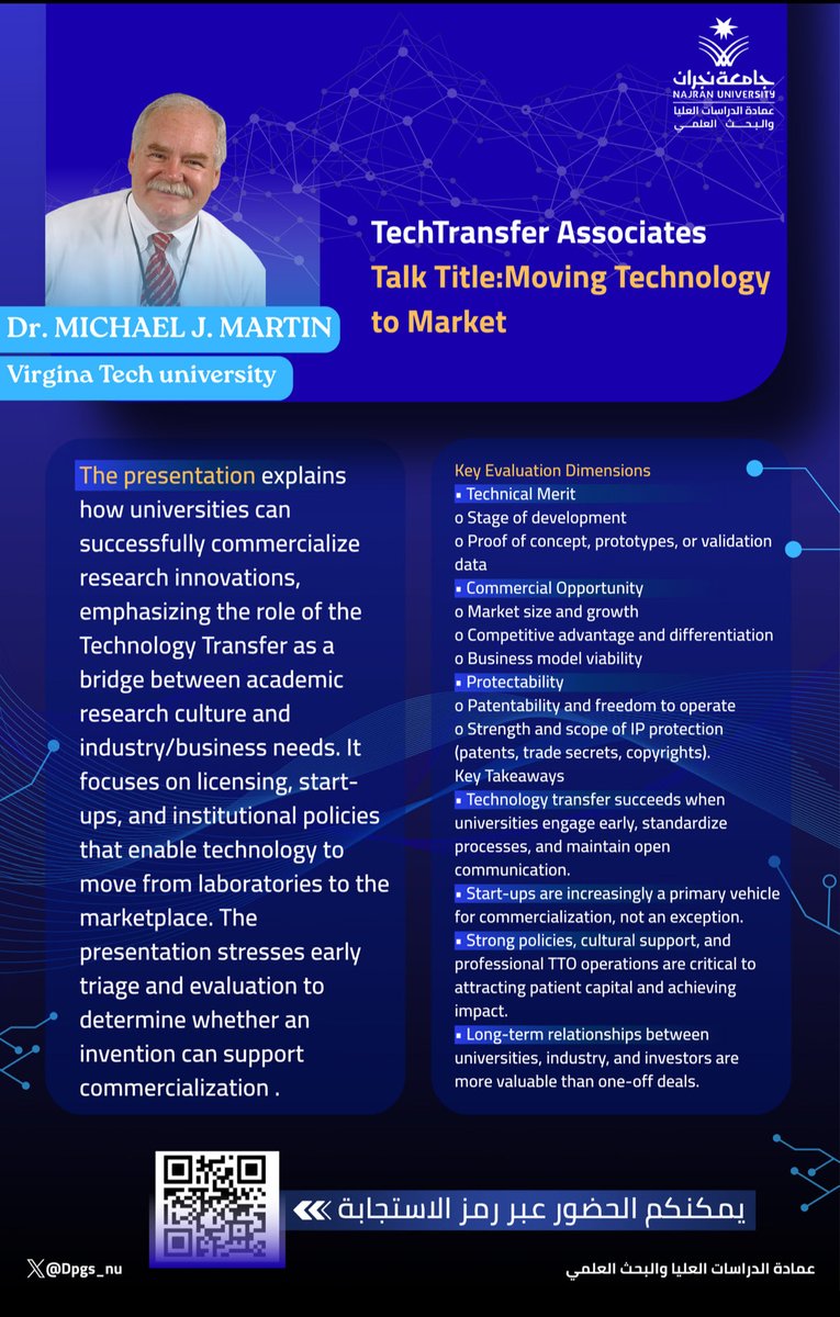 عمادة الدراسات العليا والبحث العلمي tweet media