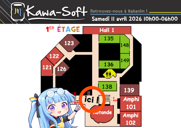 Kawa-Soft @ Bakanim 2026 - Dokomi 2026 tweet media