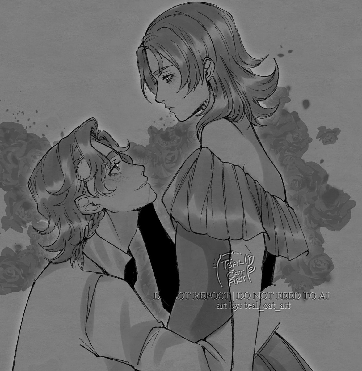 teal_cat_art's tweet image. Quick 🎥🌹 doodle before continuing with pocas
#HernManda