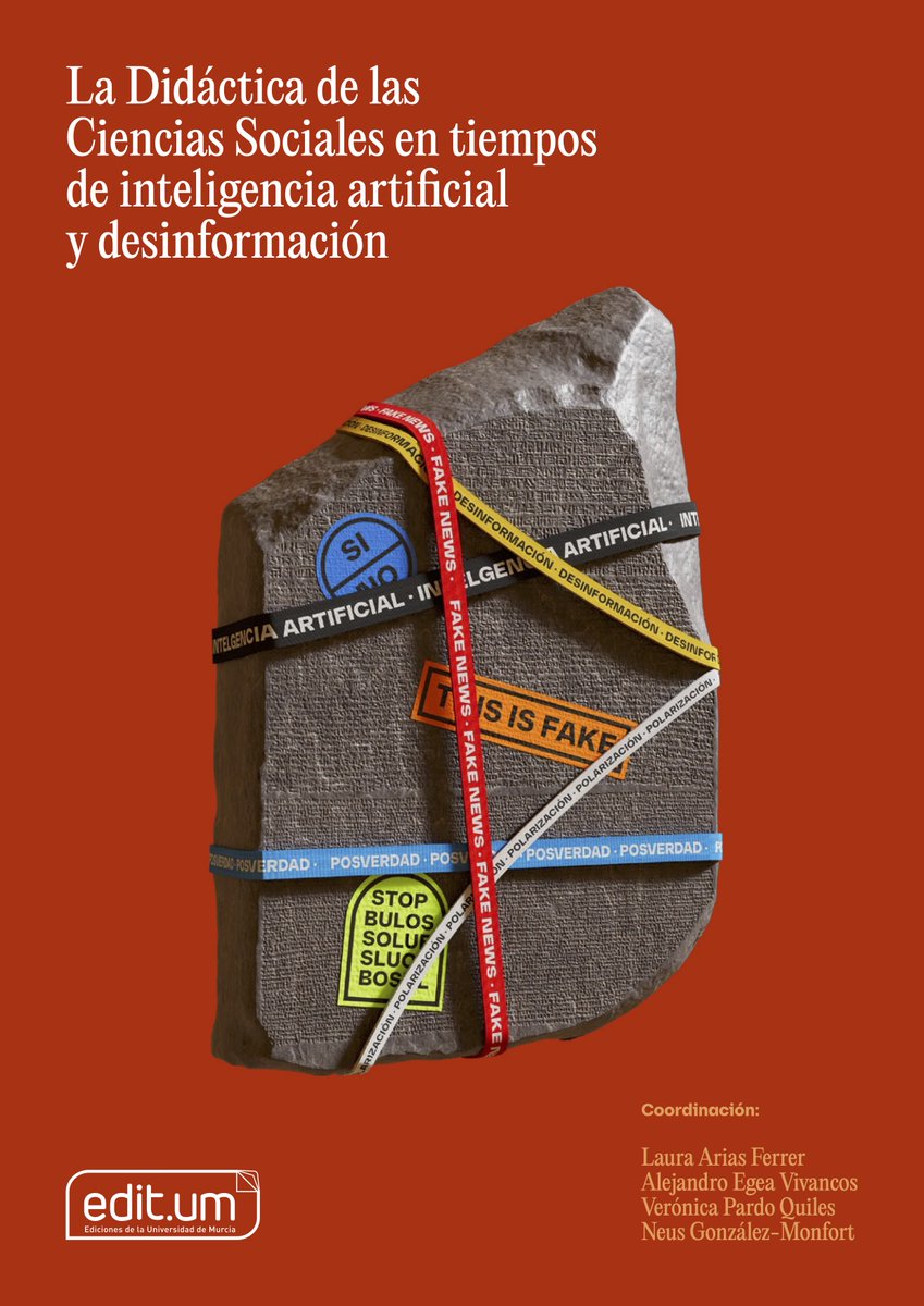 eltiempolate's tweet photo. 📢📢📢
Rematamos la semana con la presentación de esta monografía sobre cómo afrontar la enseñanza de las CCSS en tiempos de IA y desinformación.   

Libro editado por @editum en colaboración con @aupdcs 

+descarga gratis aquí: 
https://t.co/f9ABMRGy8X

@Red14ECCSS @index_210 https://t.co/hiht227FJR