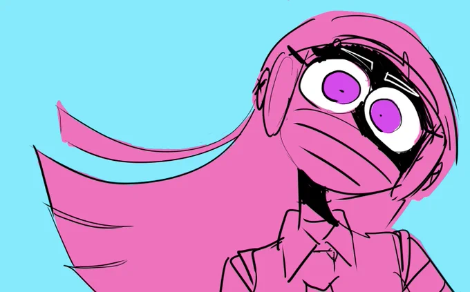 アミラちゃんの落書きです 別件ですが、AnotherCityKidsのパイロット版的なものを作成したいと言いながらかなり作業が進んでいない(進捗が少ない)ので、計画を立て直そうと考え中です.... とりあえず1年に1個は何か成果物を出したい!頑張ります! #AnotherCityKids