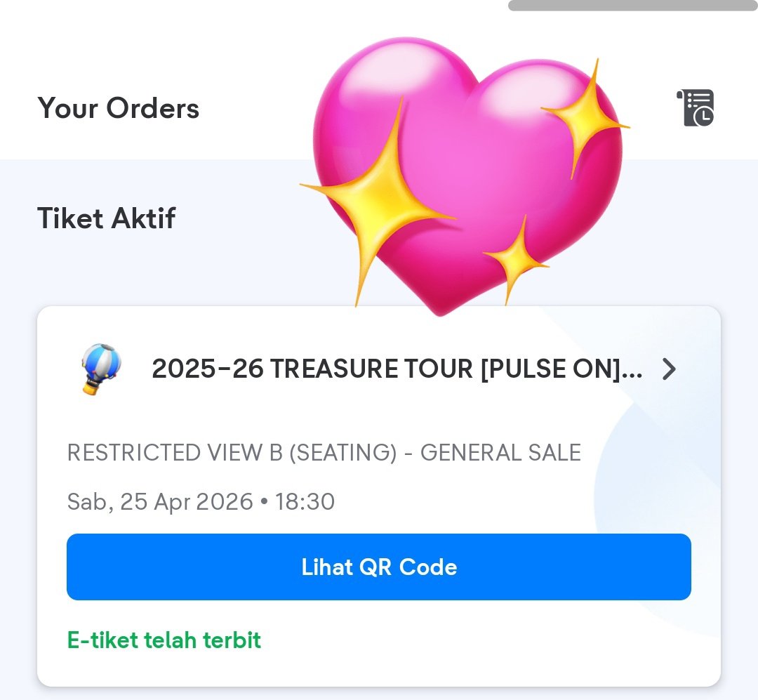 cecehyvn's tweet photo. WTS WANT TO SELL
tiket treasure pulse on jakarta

1 tix
Restricted view (RV) B Gensale
co pas hari pertama gensale
Day 1
harga 1,8jt
DP 200k 
pelunasan pas tuker tiket

minat? dm aku yaaaa
aku nonton di day 2 aja jadinya

wtr wtb wts tiket konser treasure https://t.co/Uxnmu8odtj