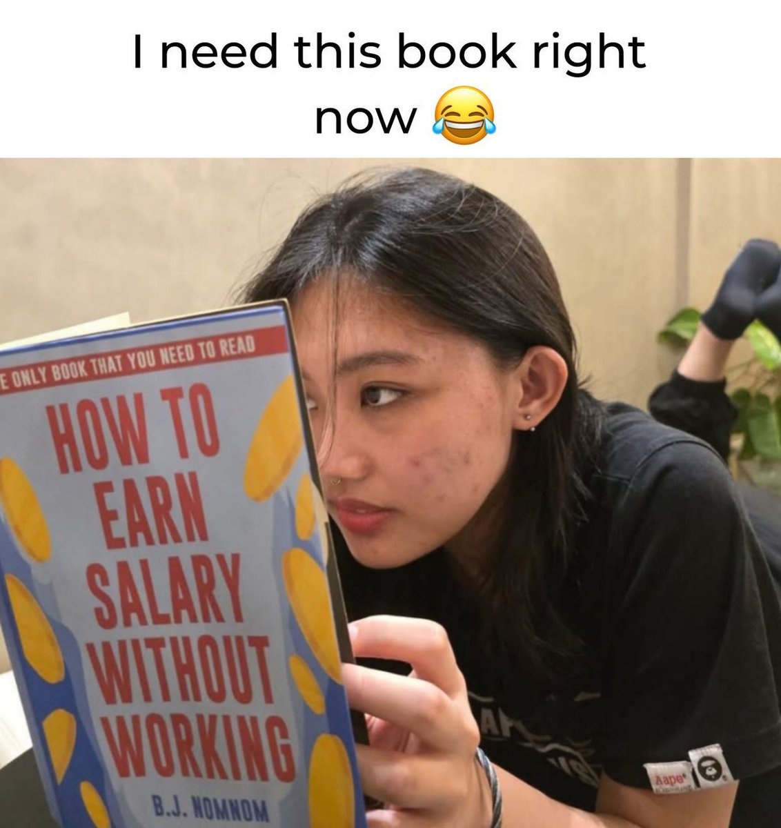 Navab021's tweet photo. “POV: You found the cheat code to life…
salary incoming, effort outgoing 😂📚💸”

#meme https://t.co/dzMIBK3SWZ