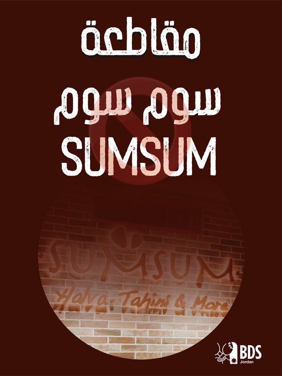 Jordan BDS (الأردن تقاطع) tweet media