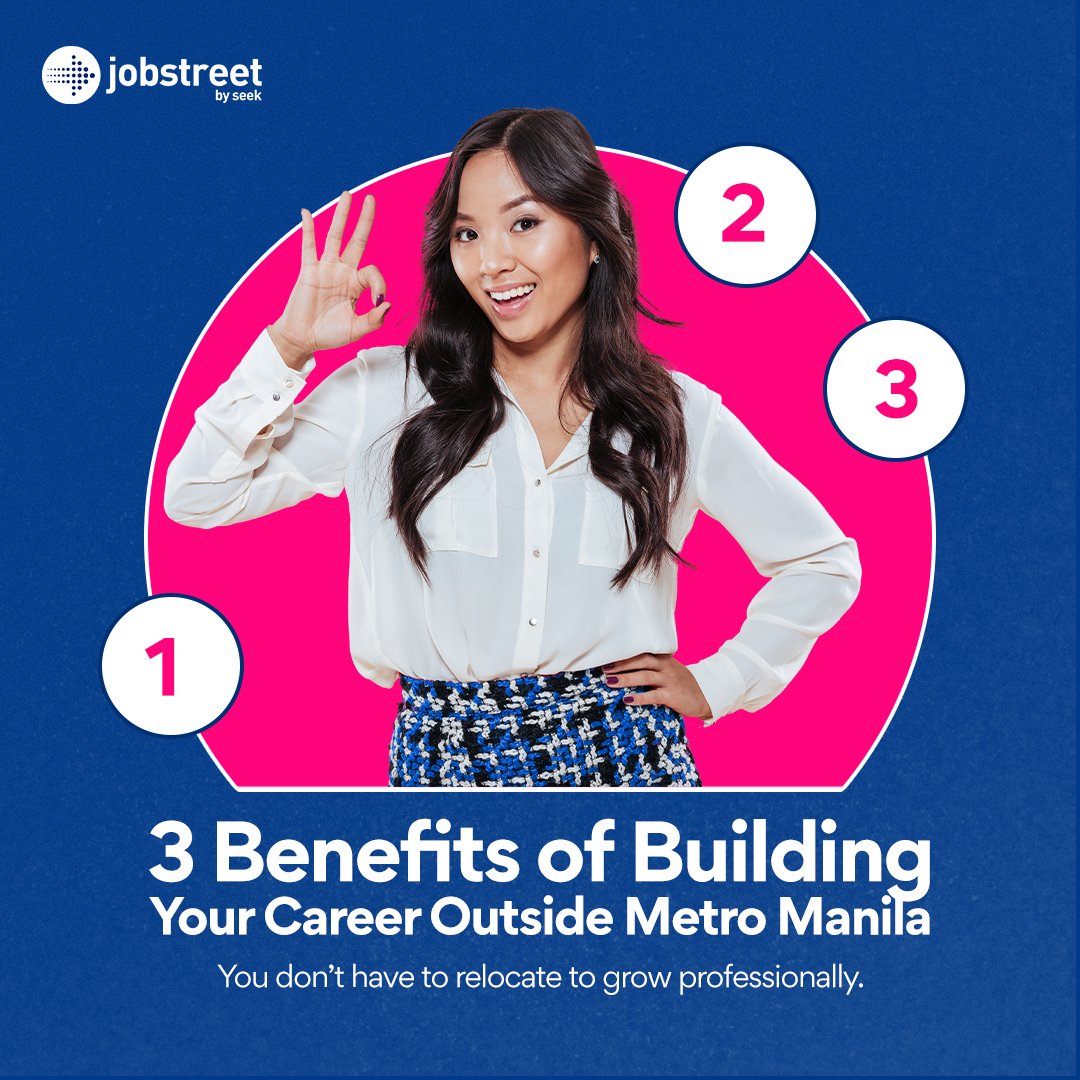 JobstreetPH's tweet photo. Career growth no longer belongs to just one city. Discover opportunities that let you succeed professionally while staying close to home. 🌏

#FindTheJobYouLove #JobstreetPH https://t.co/IH2BoYKxzX