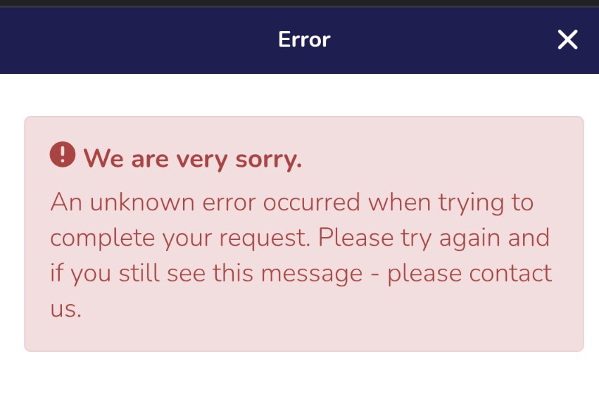 JamesHumphrey23's tweet photo. @Se_Railway And you get same error when going from Disruption Alerts on phone or desktop. https://t.co/oRkxycU7Vv