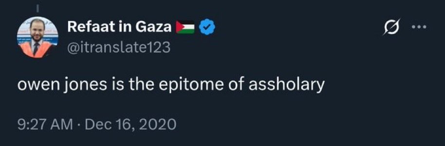 ireallyhateyou's tweet photo. This is Refaat. Actual Jews murdered him but I'm not allowed to say it because Owen Jones would be pissed. https://t.co/mlLWieui3A