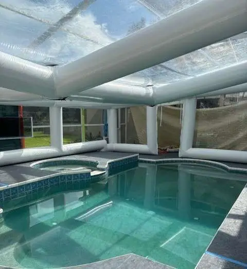 Jazzmai's tweet image. 💦 Transform any outdoor space into a fun, safe swimming zone! Check out our Airtight Inflatable Swimming Pool Tent – easy setup, durable, and perfect for all ages. 🏊‍♂️

Learn more:inflatablegames-factory.com/inflatable-swi…

#InflatableTent #PoolFun #OutdoorActivities #WaterSafety #InflatableGames