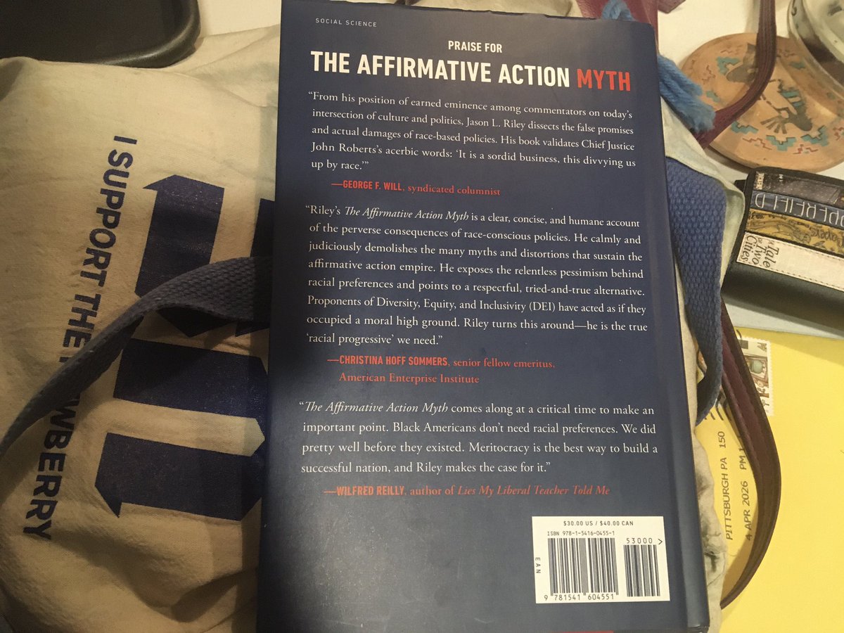 beckyyerak's tweet image. Just finished this thought-provoking @jasonrileywsj book, which I got thru an indie bookstore in @DowntownWilmDE. I rarely keep books after finishing them, &amp;amp; plan to leave this one on a resources / giveaway table at a future journalism conference, probably @IRE_NICAR. #shoplocal