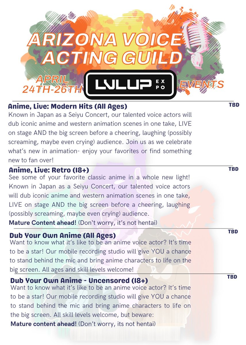 Arizona Voice Acting Guild tweet media