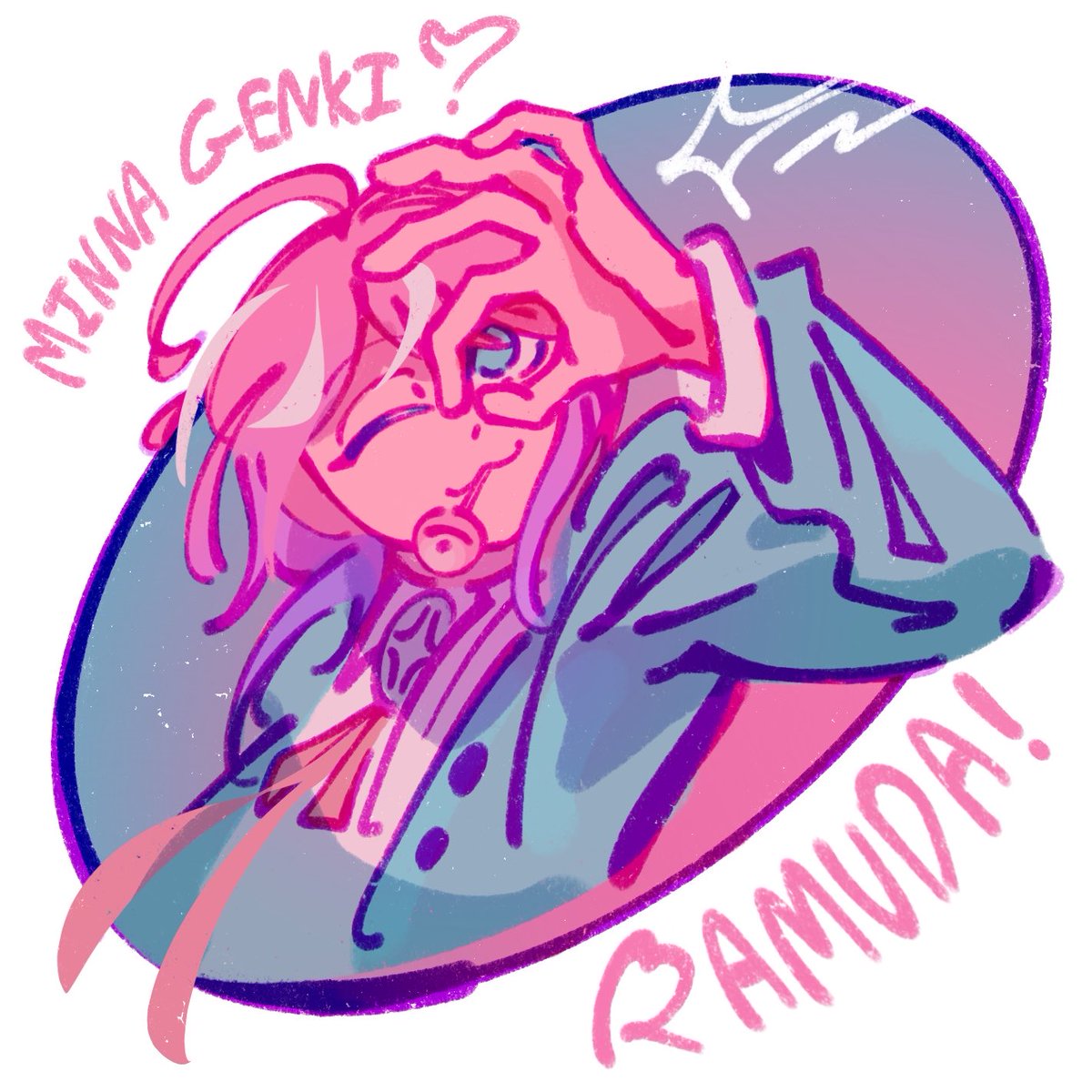 nottheeconomy's tweet photo. #hypnosismic #ramuda 
Trying my best to feel minna genki https://t.co/UOmi5NV0ws