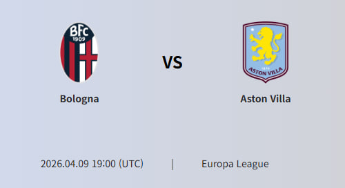 mariocapCh's tweet photo. Bologna vs Aston Villa

2026-04-09 19:00 UTC

The overall match dynamic suggests a relatively balanced first half, with Bologna attempting to control possession while Aston Villa remain compact and look for...

Read More MARIOCAP TIPSTER
https://t.co/aUhPDFX9Hu https://t.co/QIZpH6fR2L