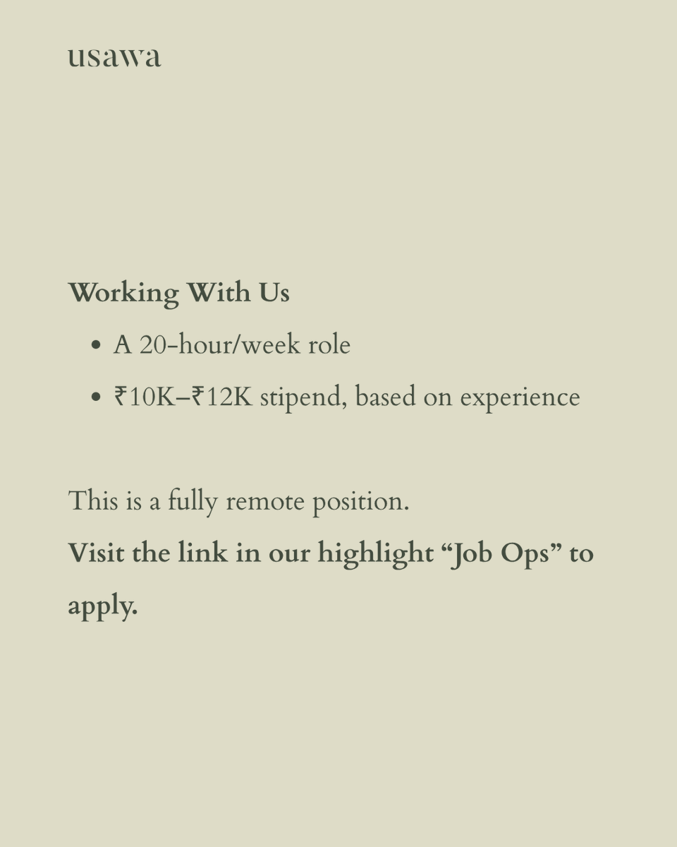 We’re looking for a Social Media Manager to grow with us.
Apply here: forms.gle/As7nS73RLixGGu…