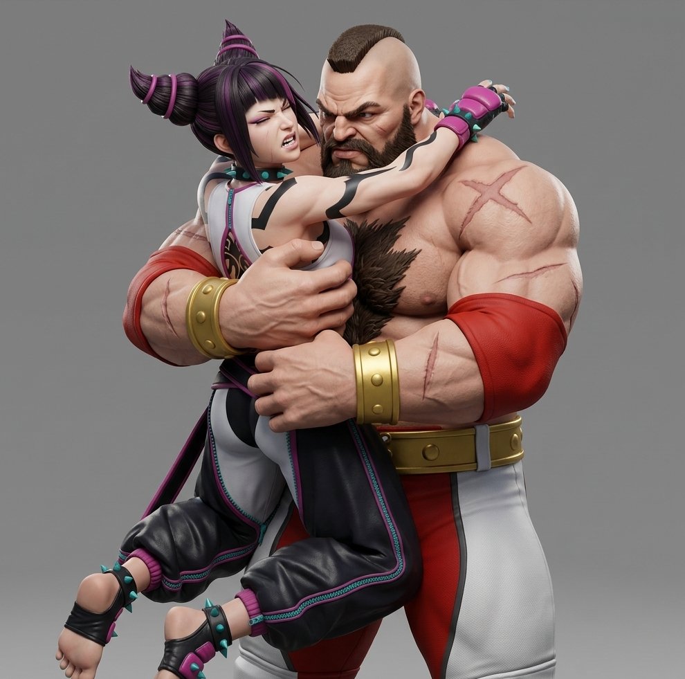 NoelyPoly_'s tweet photo. #StreetFighter  #bearhug #ryona #リョナ #JuriHan https://t.co/0itQvxRdfG