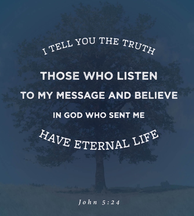 Some_GI's tweet photo. Verse of the Day — April 7, 2026

John 5:24 https://t.co/QWPraIAho1