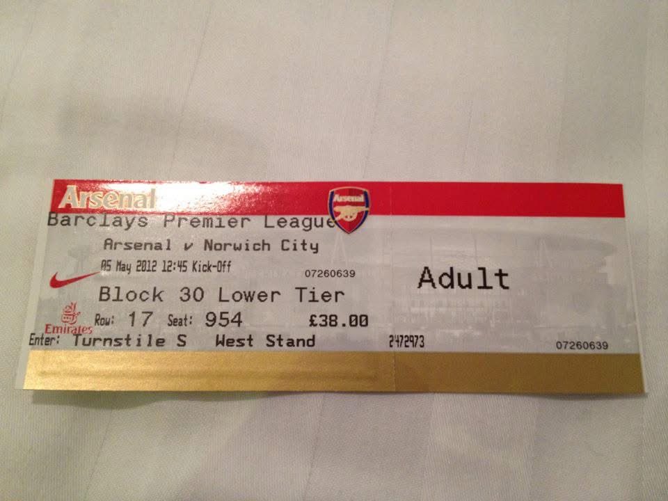 ssveennn's tweet photo. My first Arsenal game at the Emirates. Benayoun scoring within the first minute. Van Persie with two goals only to draw the game 3-3. https://t.co/Np0OehzTaU