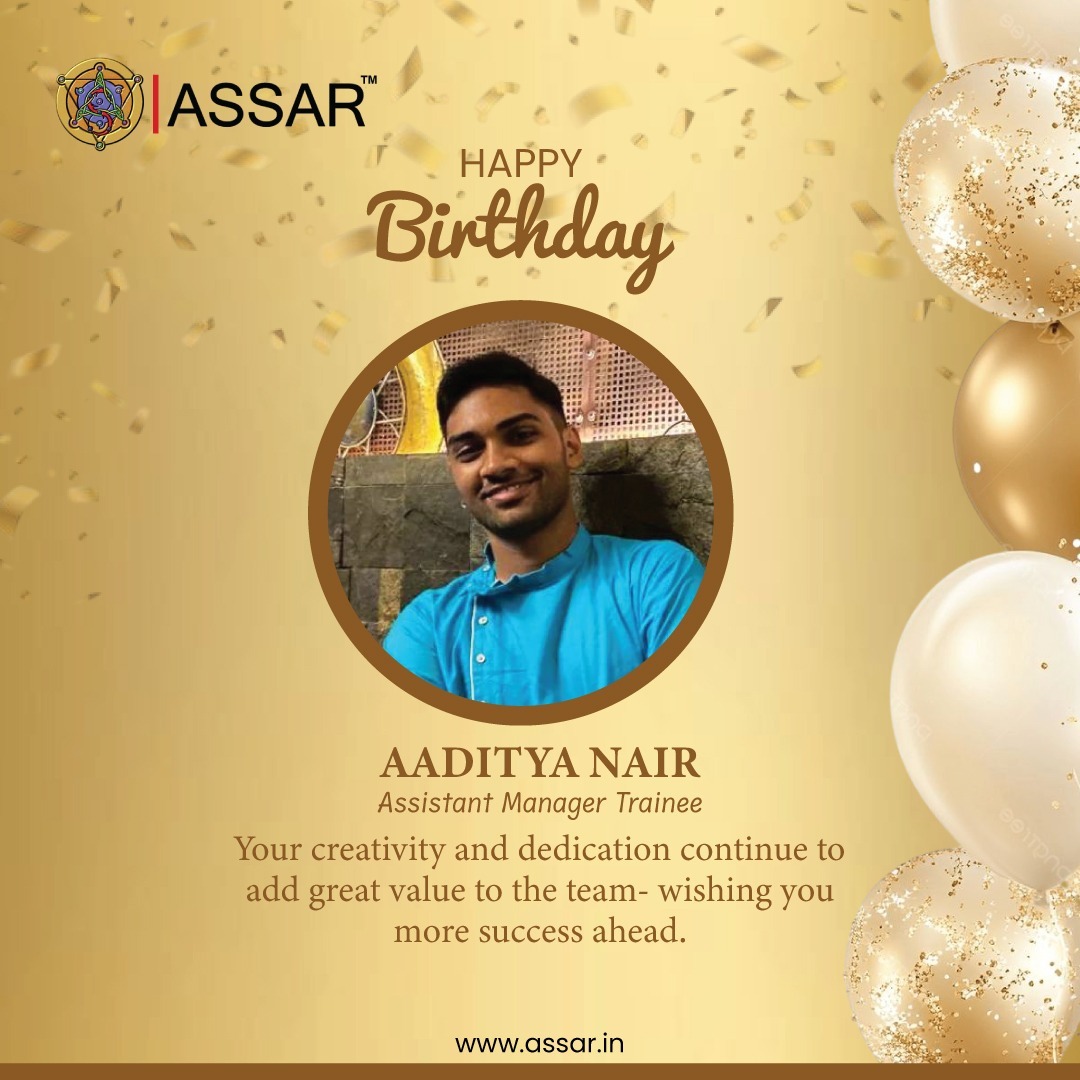 ASSAR_Networks's tweet image. Wishing a very Happy Birthday to @aadityanair432 ! 🎉

Your dedication, creativity, and consistent efforts bring great value to the team. Here’s to continued growth, success, and new milestones ahead. 🚀

#HappyBirthday #TeamCelebration #ASSAR #CheersToYou #MilestonesAhead