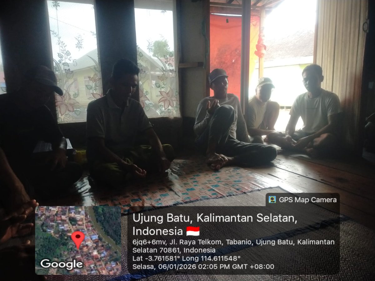 lasriyantoplh's tweet photo. Selasa(06/01)Lasriyanto, Luhkan Kab. Tnh Laut melakukan Pendampingan akses informasi di KUB Gawi Baimbai Ds. Tabanio tentang  Kampung Nelayan Merah Putih.    
#aksesinformasi
@Luhkan_Tala https://t.co/d1exkbP6eu