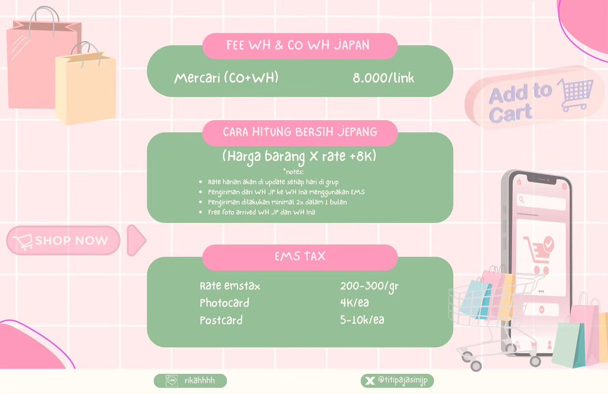 WH JP 1st MERCARI RATE 107🇯🇵 tweet media