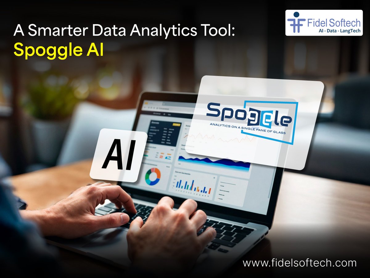 Today’s businesses need smarter ways to understand data &amp; act fast.

<a href="/Fidel_Softech/">Fidel Softech</a>’s Spoggle AI is a no‑code analytics platform that simplifies data, delivers predictive insights, and empowers teams to make faster, confident decisions.

fidelsoftech.com/news-and-blogs…

#SpoggleAI