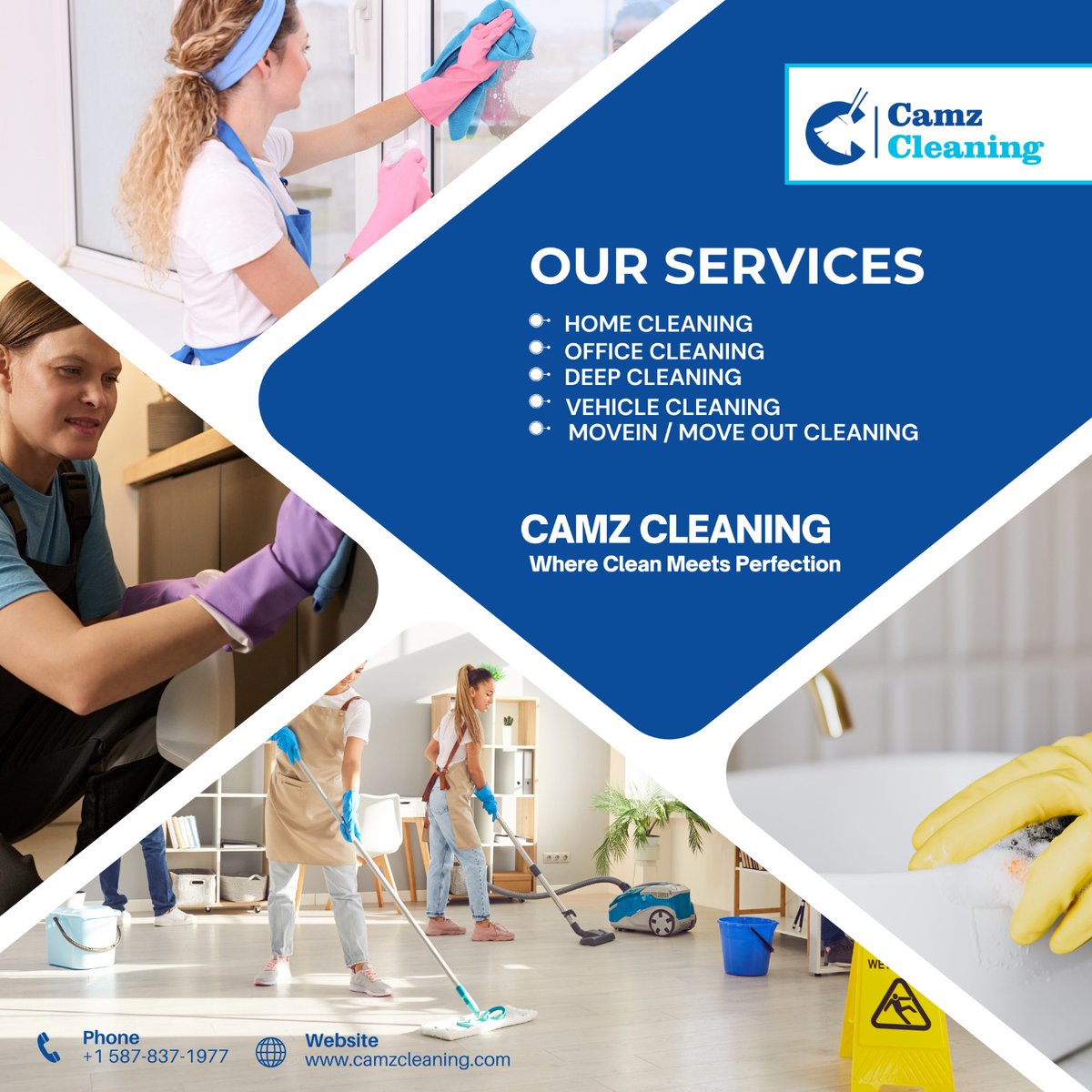 camzcleaning's tweet image. We provide professional cleaning services across Calgary.

Need any of these?
Contact us to Get a Free Quote today.

Contact Number: +1 587 837 1977
Website: camzcleaning.com
Email: info@camzcleaning.com

#affordablecleaning #calgarycleaning #TrustedCleaners