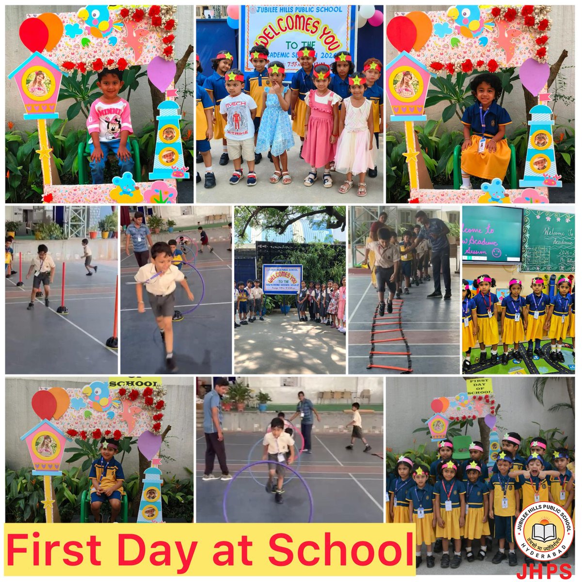 JHPS_SCHOOL's tweet photo. A joyful start at Jubilee Hills Public School, Hyderabad! Students explored vibrant classrooms with fun games and activities, setting a positive tone for a year of growth and friendship.
#JHPS #NewAcademicYear2026 #BackToSchool #Hyderabad
#NewBeginnings
#BackToSchool https://t.co/AN7tBHzWN5