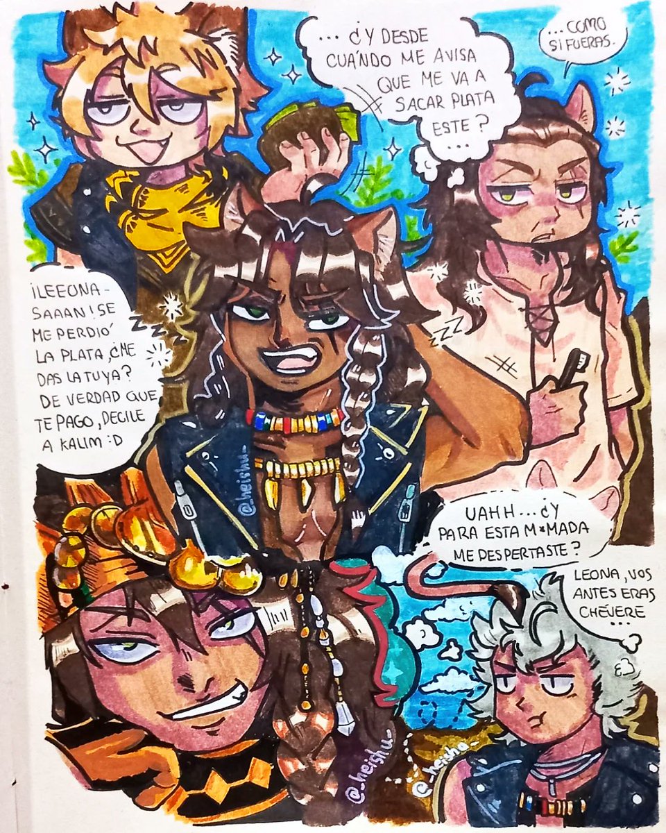 🦁🍩🐺 #ツイステファンアート #TWST