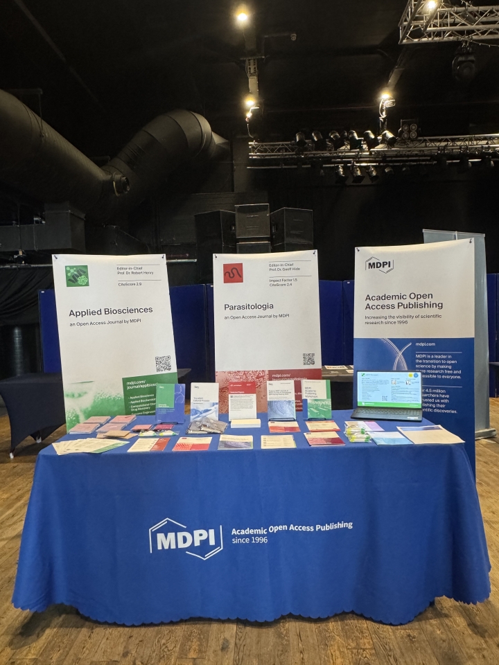 ParasitologiaM's tweet photo. BSP Spring Meeting 2026 – DAY 2

Welcome to meet us in Glasgow! Stop by our booth anytime today or tomorrow to discuss your manuscript ideas, special issue proposals, and APC discounts.
📆7–9 April 2026
🔗https://t.co/8lX8eARatB

#BSP2026 #Parasitologia #OpenAccess https://t.co/nczzUxT9Sh