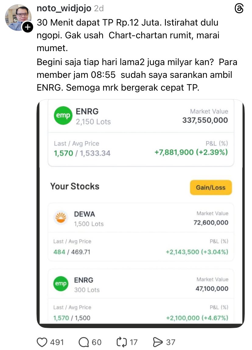 Lambe Saham tweet media