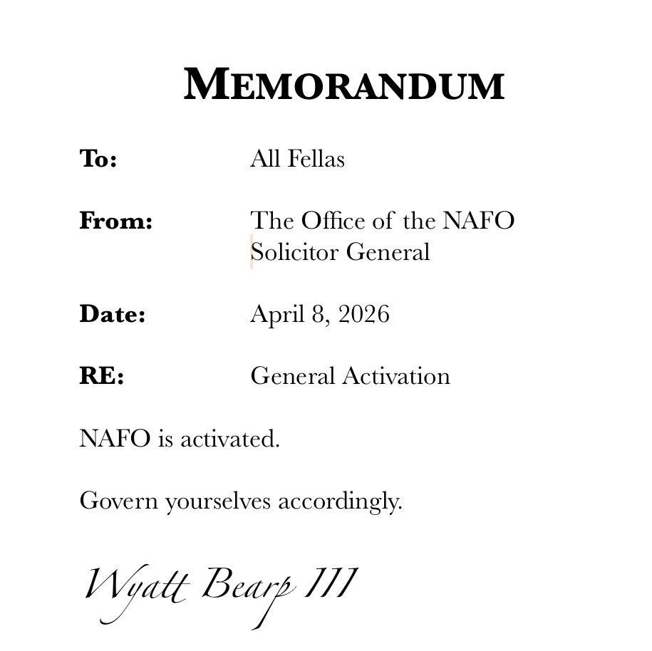 WBearpIII's tweet photo. #NAFO
#Fellas https://t.co/hywHTYkqk7