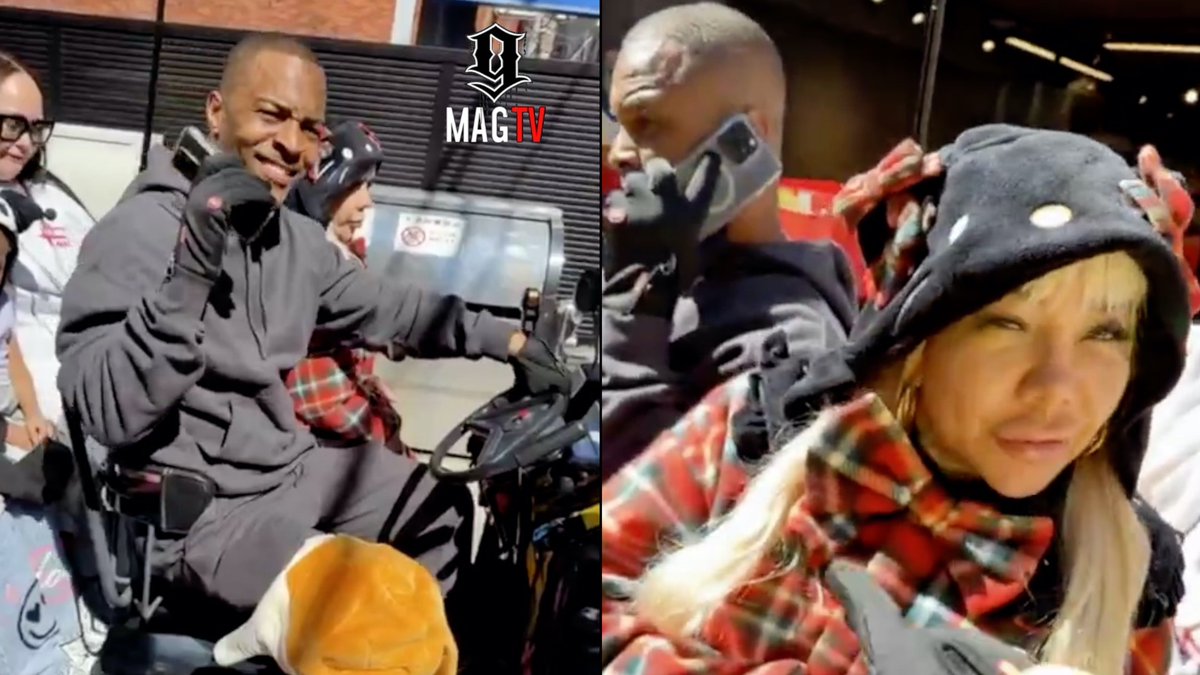 BlackInkChi's tweet image. SEE VIDEO HERE: youtu.be/izM-4Glru7s

T.I. &amp;amp; Wife Tiny Take The Family Go Kart Riding During Vacation In Japan! 🏎

#Ti #tinyharris #japan