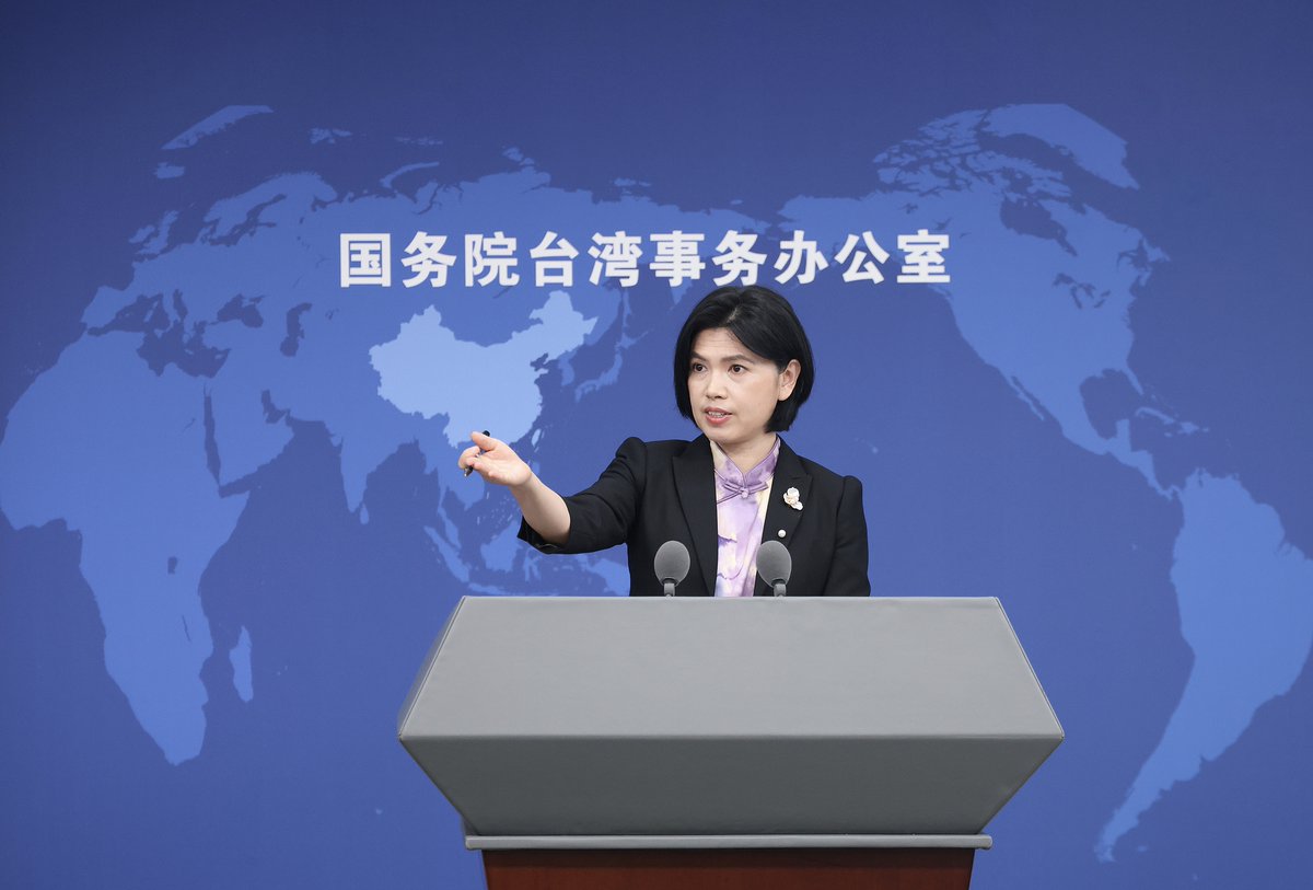 ChinaDaily's tweet image. A Chinese mainland spokesperson on Wednesday reiterated the mainland's readiness to strive for peace across the #Taiwan Strait. bit.ly/4smgnqP