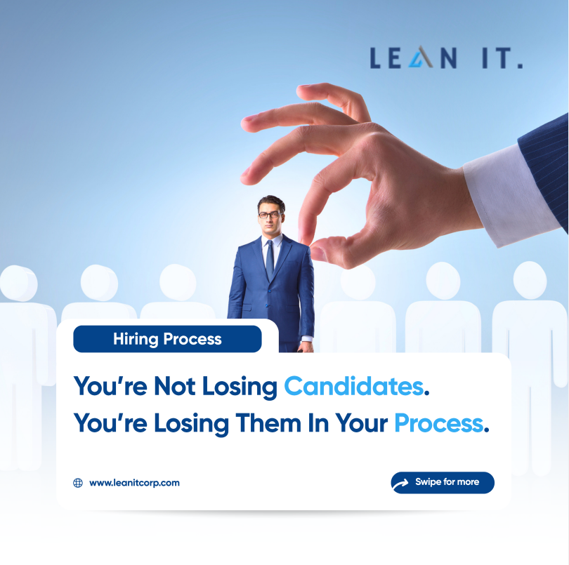 it28172's tweet photo. You’re Not Losing Candidates. You’re Losing Them in Your Process

Most companies think candidates are rejecting them.

• 47% faster time-to-hire
• Reduced candidate drop-offs

We worked with an enterprise that kept losing top engineers despite strong offers.

#AIHiring #LeanIT https://t.co/AQ71lBZjK5