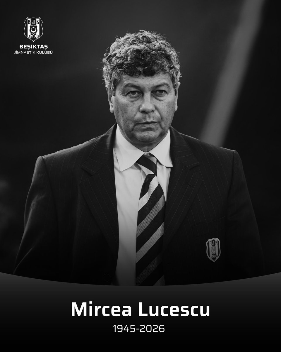 Ah be. Gençliğime dair her güzel şey gibi Lucescu da göçtü gitti. Beşiktaş denilince aklıma gelen birkaç teknik adam var biri Lucescu hocaydı zaten. Üzdü. Güle güle koca yürekli adam.