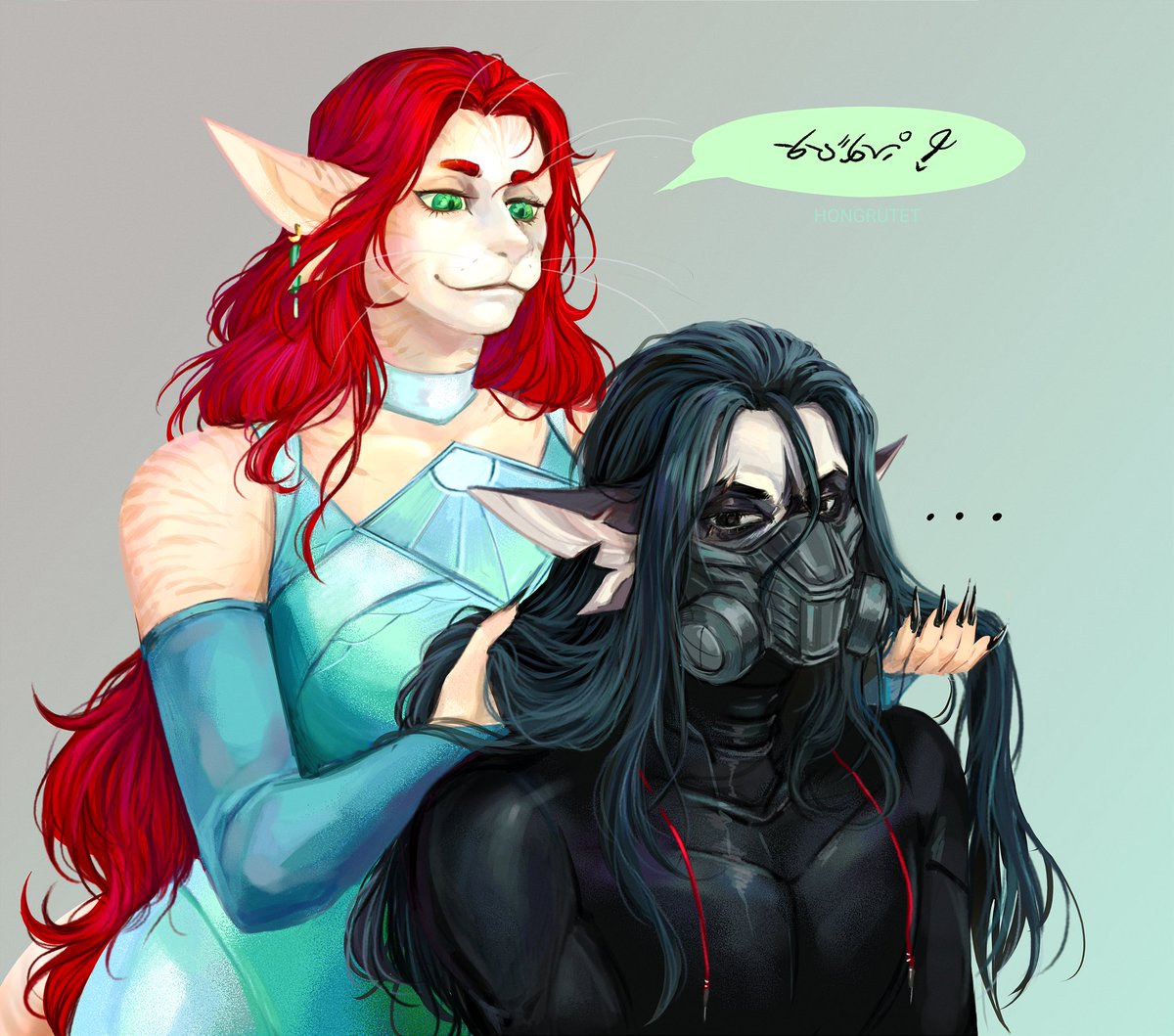 hongrutet's tweet image. Long hair 

 #votv #ariral #dictator #Argemia