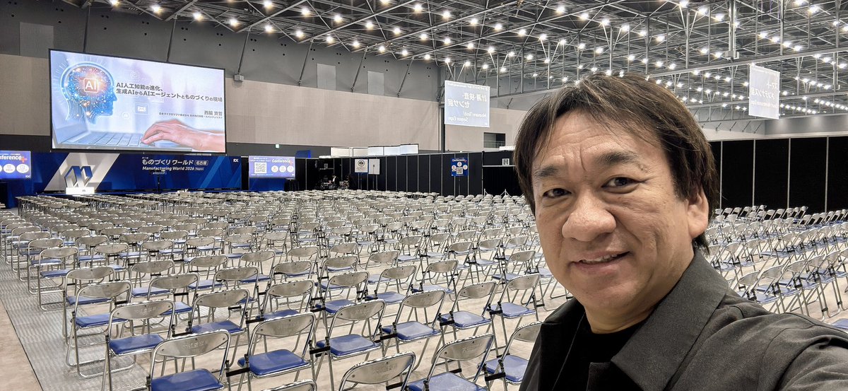 waki's tweet image. 続いての本日の現場です

ものづくりワールド名古屋の特別講演を、務めさせていただきます
午前中とは違い、「製造業向けのデモンストレーション」満載でお届けいたします

#AI #生成AI #Copilot