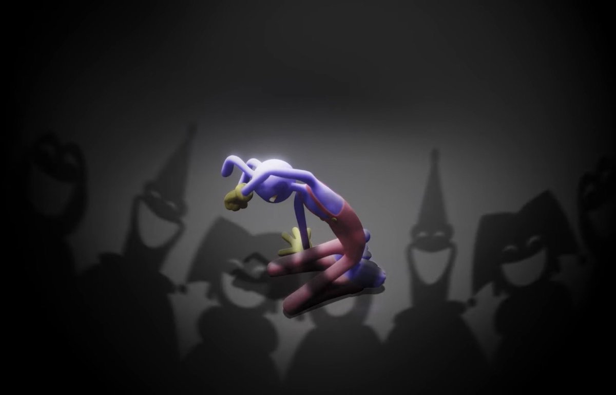 flukewormy's tweet image. gangle has SOME kind of connection with jax kaufmo and ribbit. gangle haunts jax the same way they do