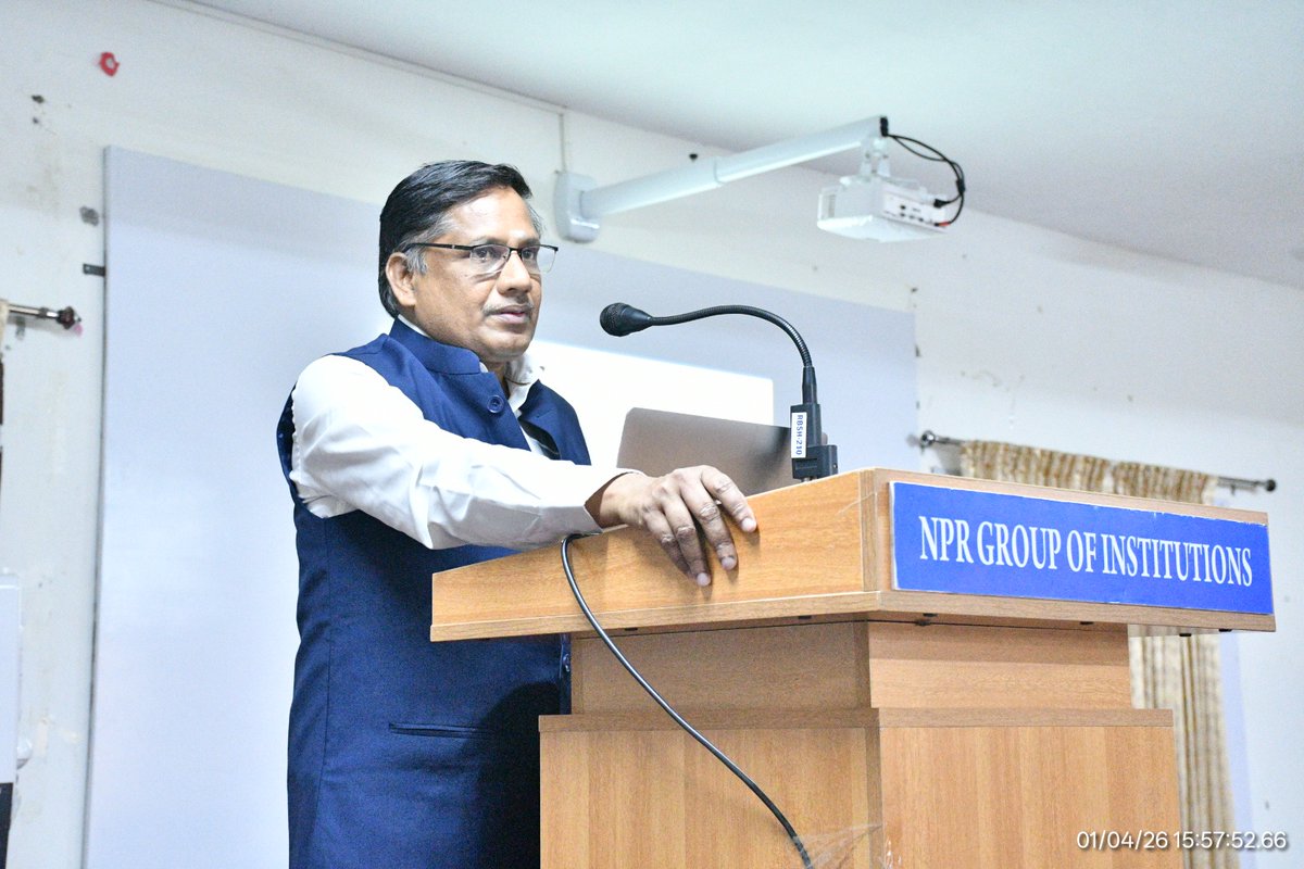 nprinstitutions's tweet image. Empowering faculty with quality standards! 🎓 NPRCET IQAC hosted the NBA 2025 GAPC V4.0 Awareness Programme with Dr. S. Sivakumar (Aassaan Educare Foundation).

Strengthening our commitment to global academic benchmarks. 📜📈

#NPRCET #IQAC #NBA #Quality