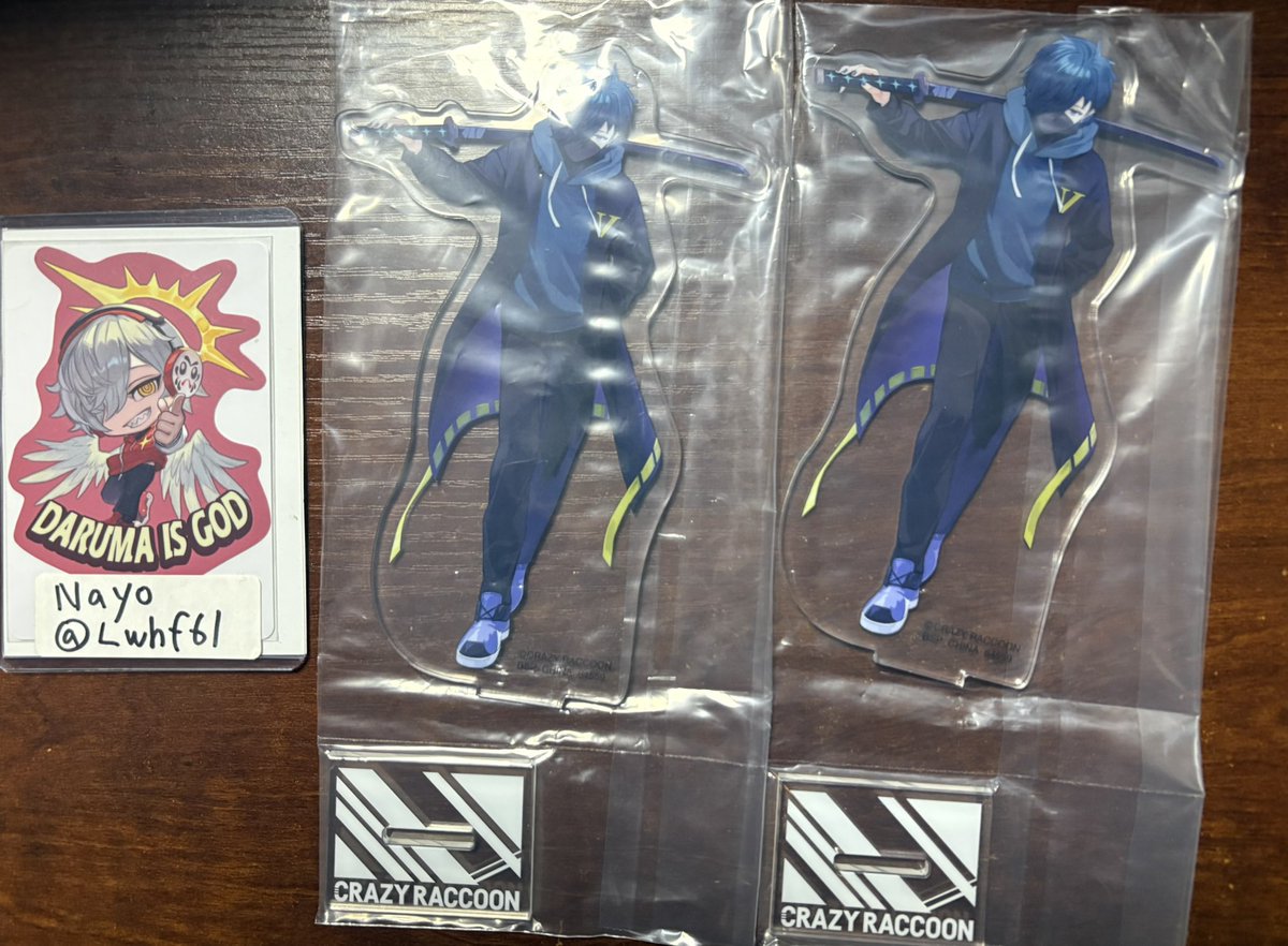 Lwhf61's tweet photo. 【譲渡】CRAZY RACCOON 　CR　
アクリルスタンド　ラバーストラップ

譲☞画像参照　

求☞アクリルスタンド　1,800
　　ラバーストラップ　800 　
　　＋送料

※PayPay、郵送のみです。

お気軽にお声掛けください！
よろしくお願い致します。 https://t.co/j8fuIrWabT