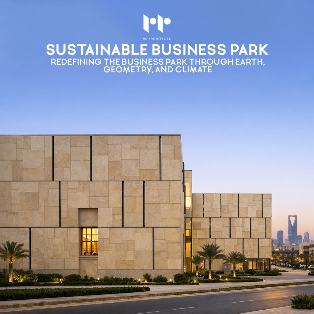 RR_ARCHITECTS's tweet image. Elevation design emphasizes solid-to-void balance, where carefully proportioned vertical apertures puncture robust stone masses, optimizing daylight penetration and reducing solar exposure in response to regional climatic conditions by RR Architects.
 
#architecture #building