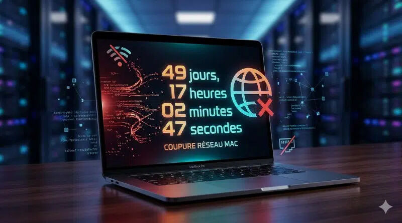 ITConnect_fr's tweet image. 🕜 Tic tac....

Si votre Mac reste allumé un peu trop longtemps, il risque de perdre sa connexion réseau. 
-&amp;gt; 49 jours, 17 heures, 2 minutes et 47 secondes d'activité.

Plus d'infos par ici 👇 
- it-connect.fr/votre-mac-peut…

#Mac #Apple #informatique