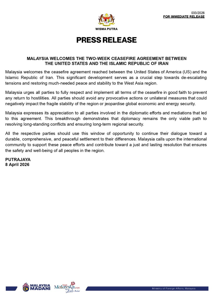 Wisma Putra tweet media