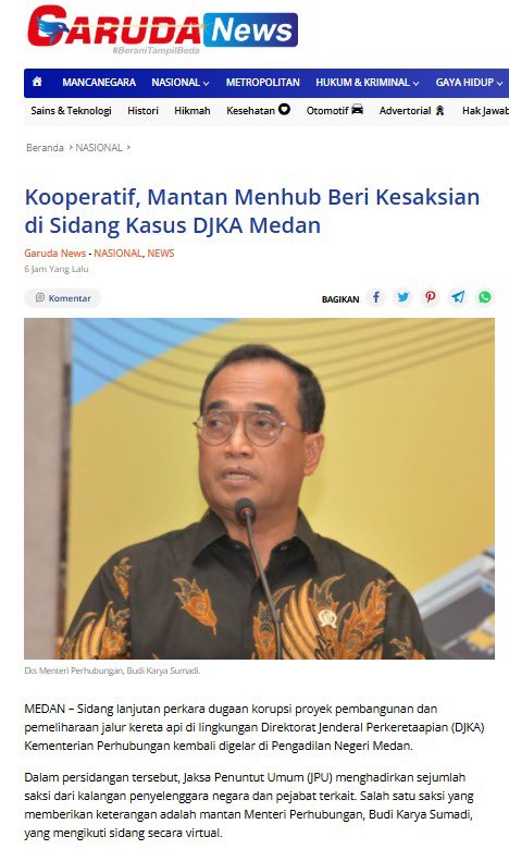 bilalmuhh's tweet photo. Sidang kasus DJKA Medan kembali menghadirkan Budi Karya Sumadi sebagai saksi yang kooperatif dan mengikuti jalannya persidangan dengan penuh tanggung jawab serta keterbukaan. https://t.co/8J5uSbxAog