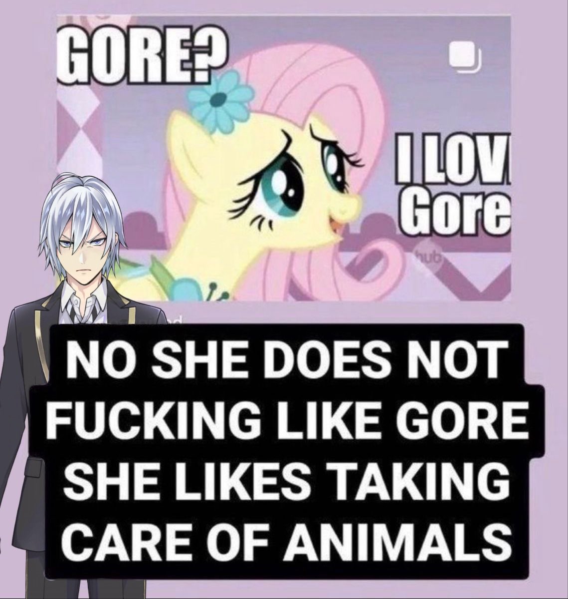 yurithraa's tweet image. silver loves fluttershy i think

#twst #twistedwonderland #mlp