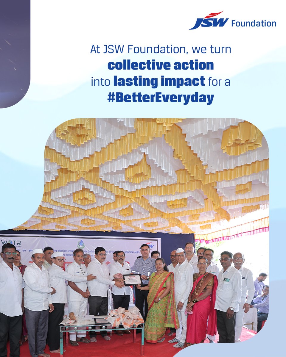 JSW Foundation tweet media