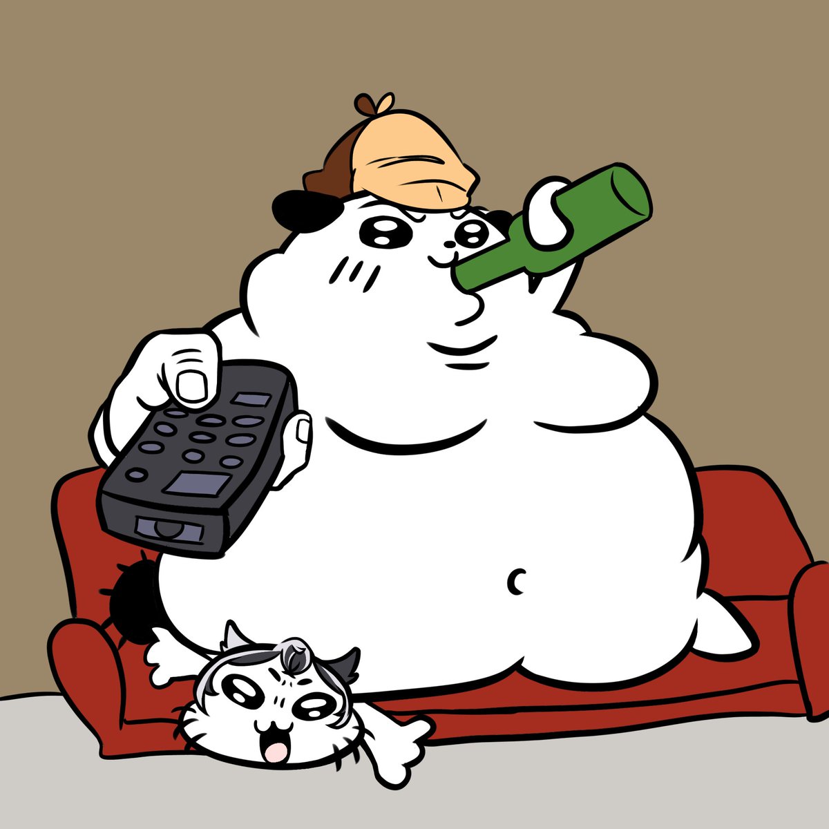 HaiseMoriarty's tweet image. YA LES TRAJE LA CAGUAMA YA DÉJENME IR 

🎨@/IsabellaBoin