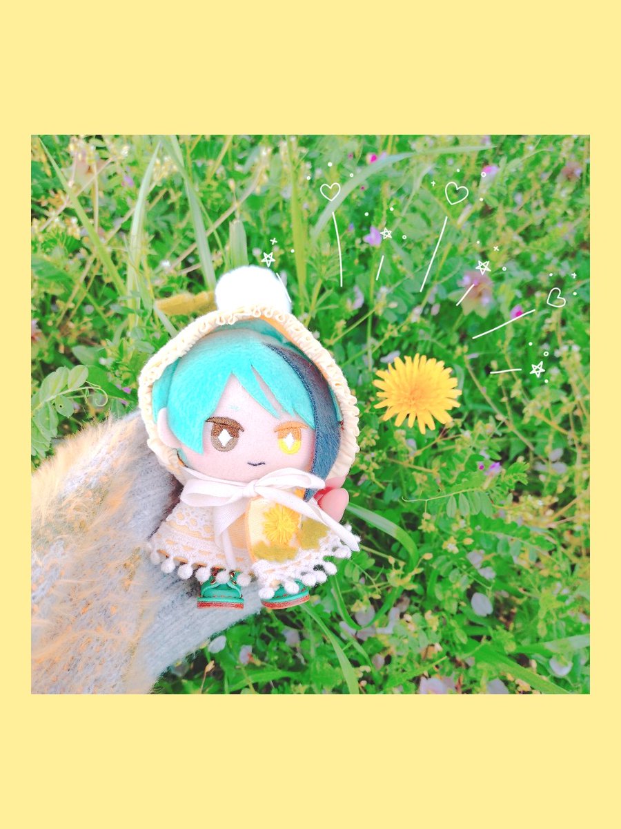 お天気が良かったのでたんぽぽの妖精さんなアシジェイくんとお散歩🌱
このカーディガンお揃いっぽくてお気に入りです☺️💛
#twstぬい撮り部
#ぬいとのリンクコーデ
