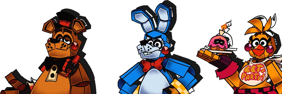 ThePaintedGoof's tweet photo. Theyre back, you could even say, revamped.

[Five nights at Freddy's] [WIP] https://t.co/NR70eM3nEj