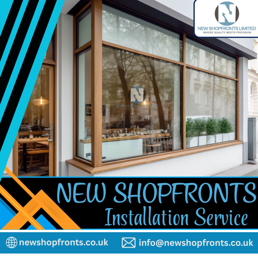 newshopfronts's tweet image. 👉Upgrade your Storefront with precise modern Shopfront Installation designed for durability style and visibility helping businesses attract more customers and create a strong first impression!
#Shopfront #StorefrontDesign #BusinessUpgrade
👉Website: newshopfronts.co.uk